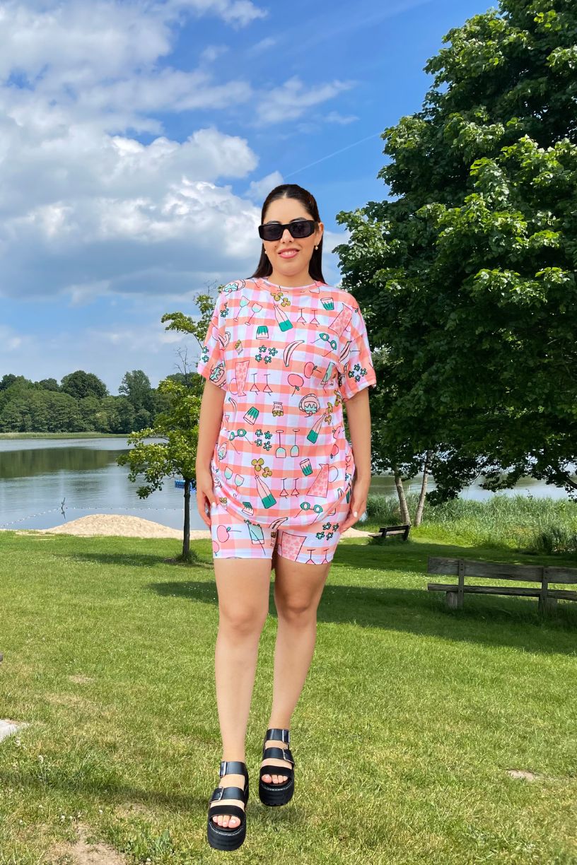 Camiseta Picnic Peach