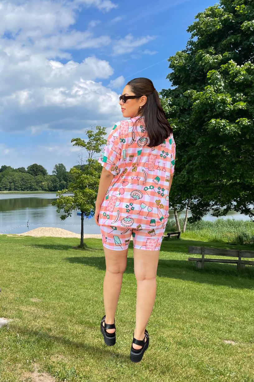Camiseta Picnic Peach