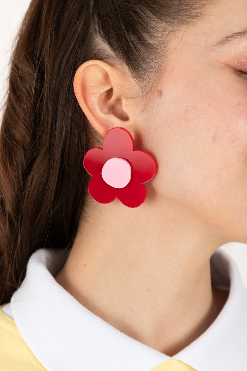 Aretes de Flores Gigantes