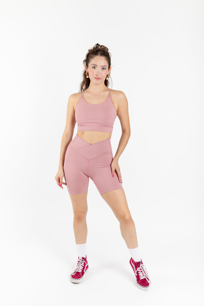 Biker Soft Pink Tacto Suave y Estilizado
