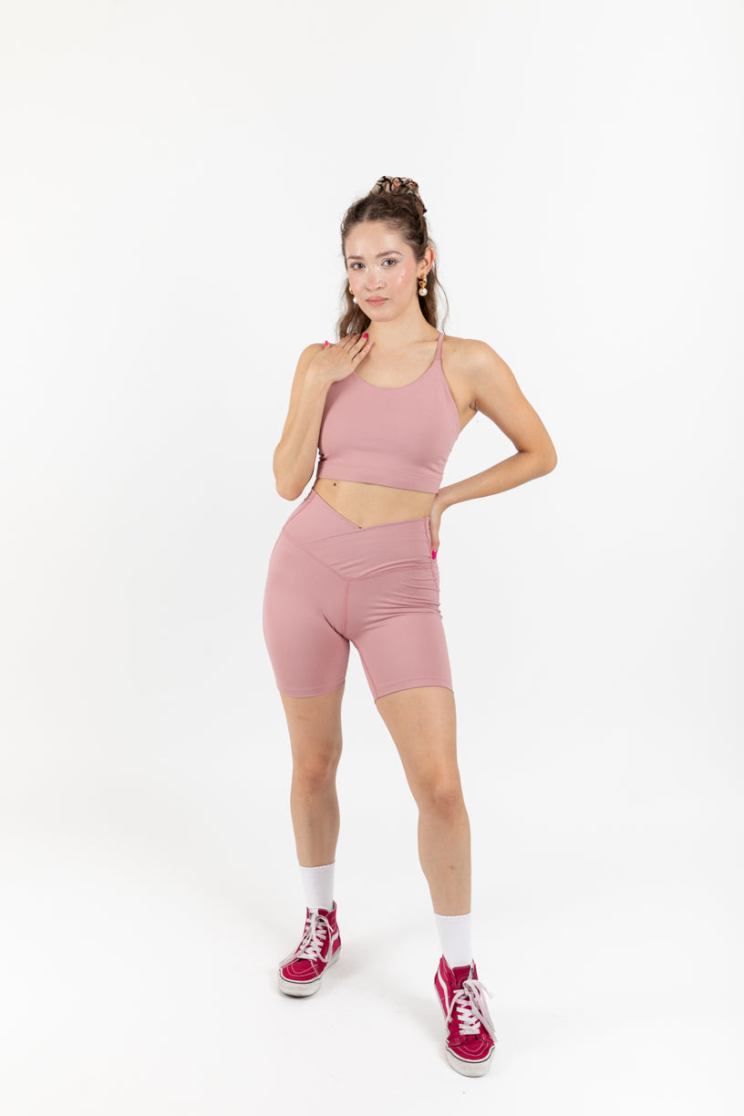 Biker Soft Pink Tacto Suave y Estilizado
