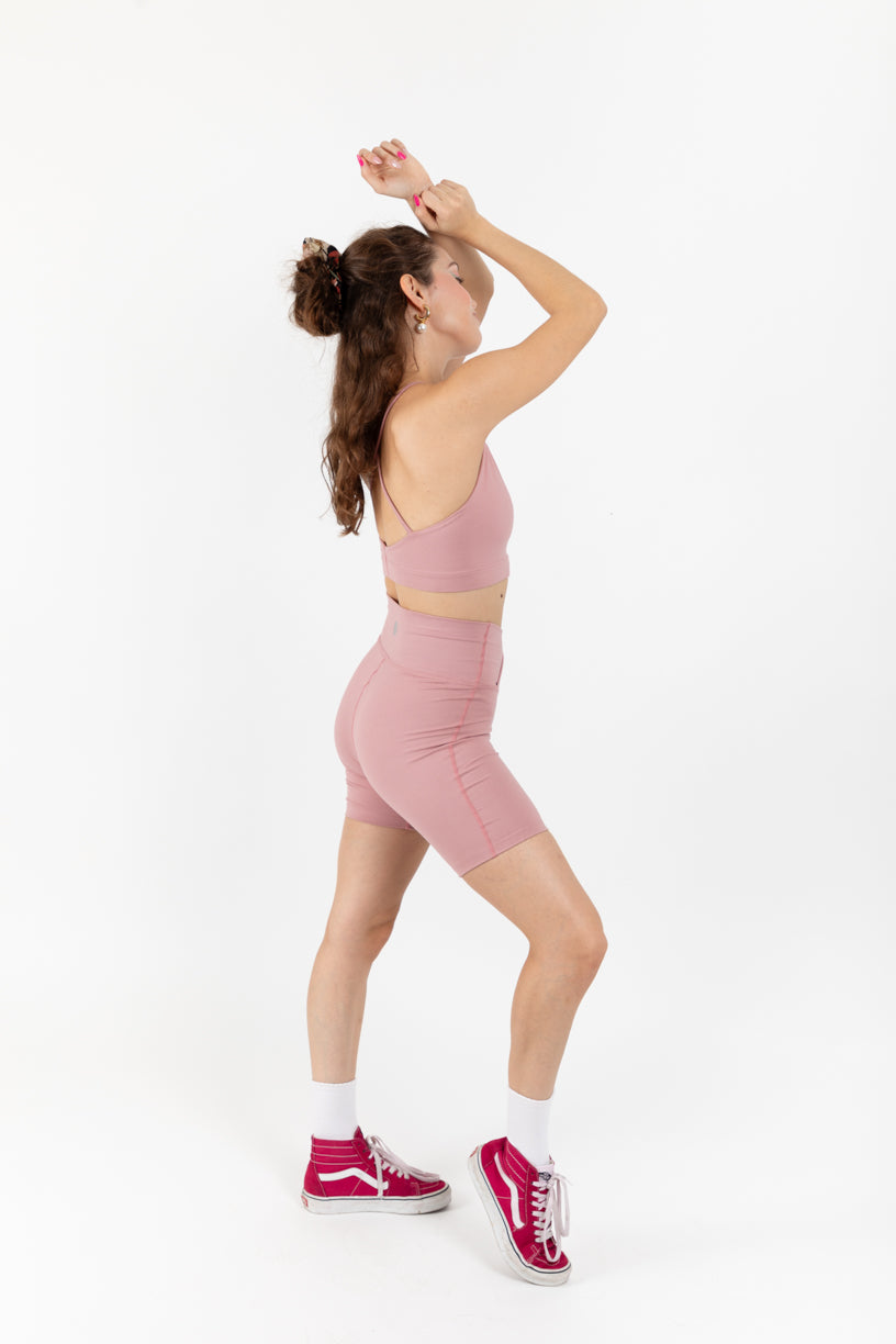 Biker Soft Pink Tacto Suave y Estilizado