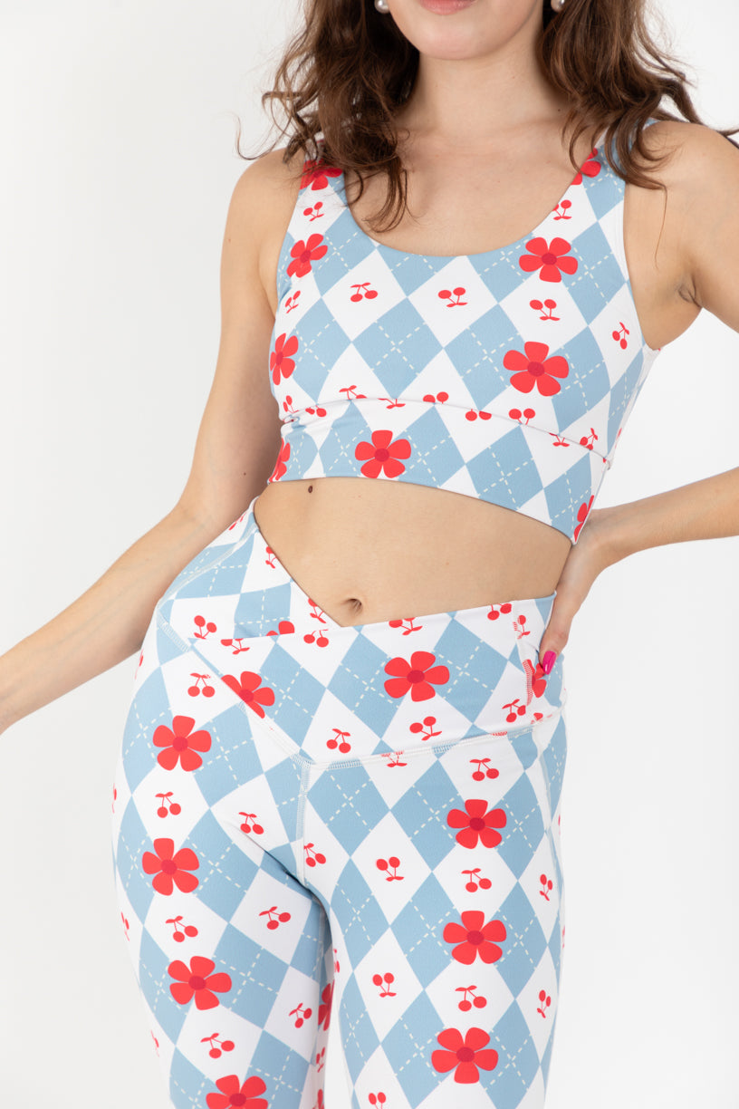 Top Argyle Pastel
