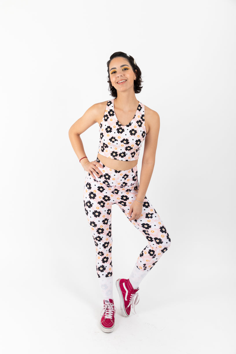 Legging flor de otoño