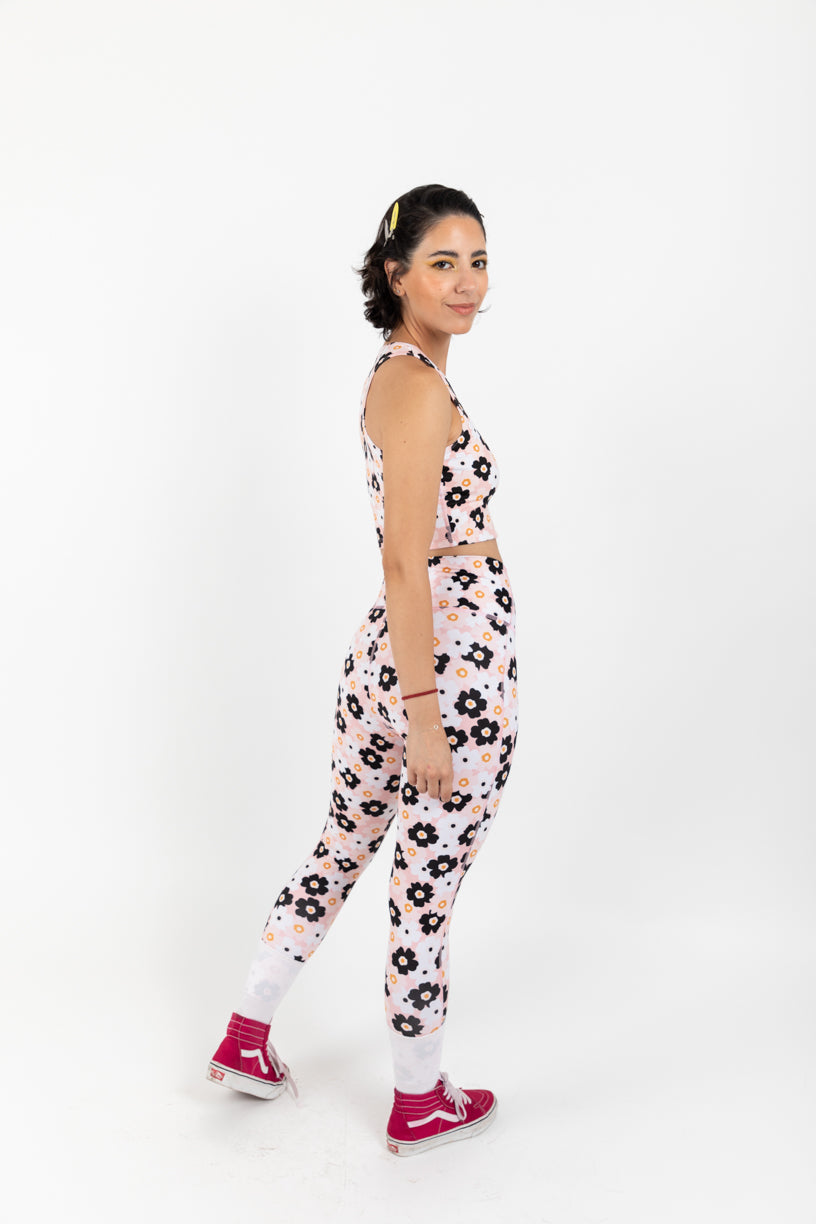 Legging flor de otoño