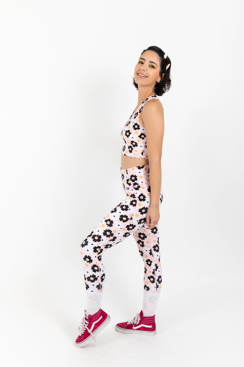 Legging flor de otoño