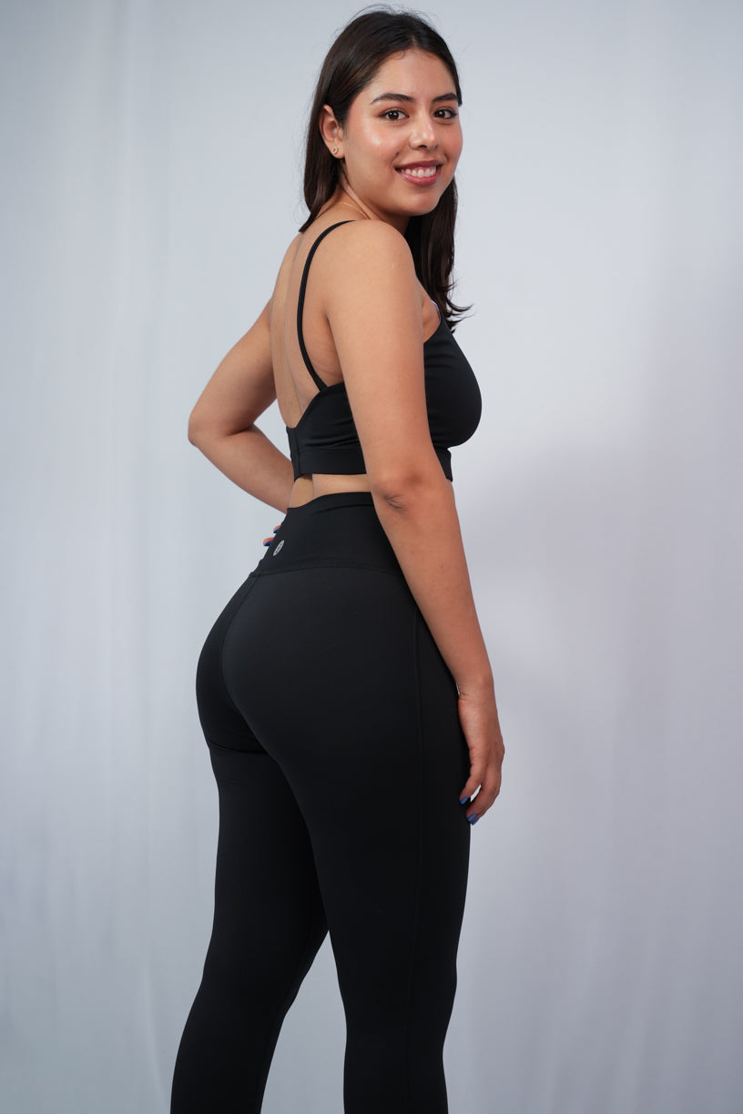 Top Negro Tirantes delgados