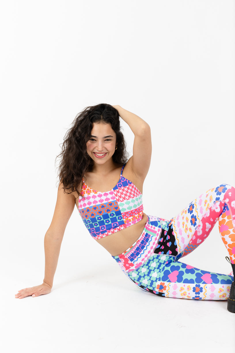 Legging Feeling Lucky Estampado Vibrante 7/8