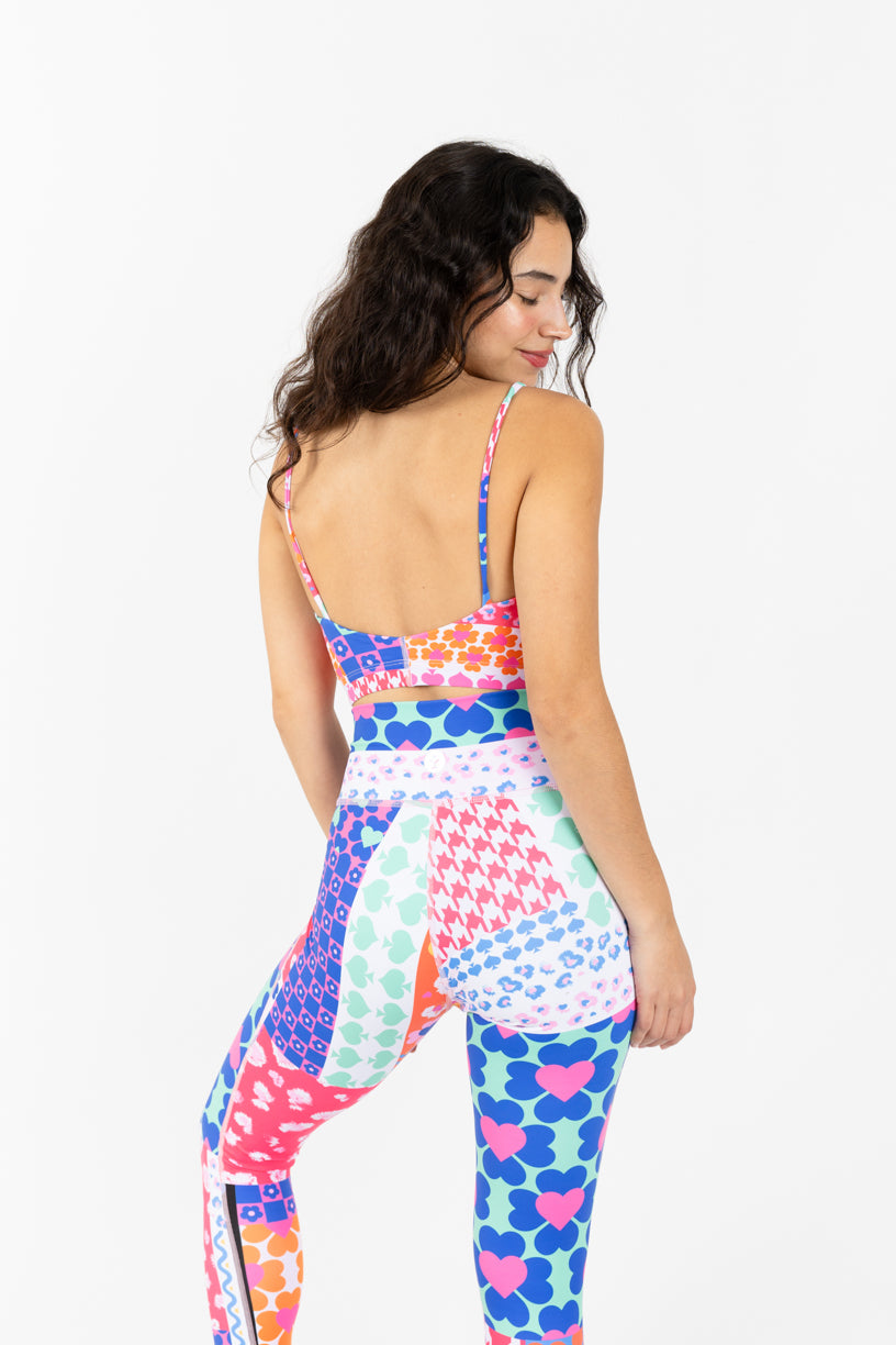 Legging Feeling Lucky Estampado Vibrante 7/8