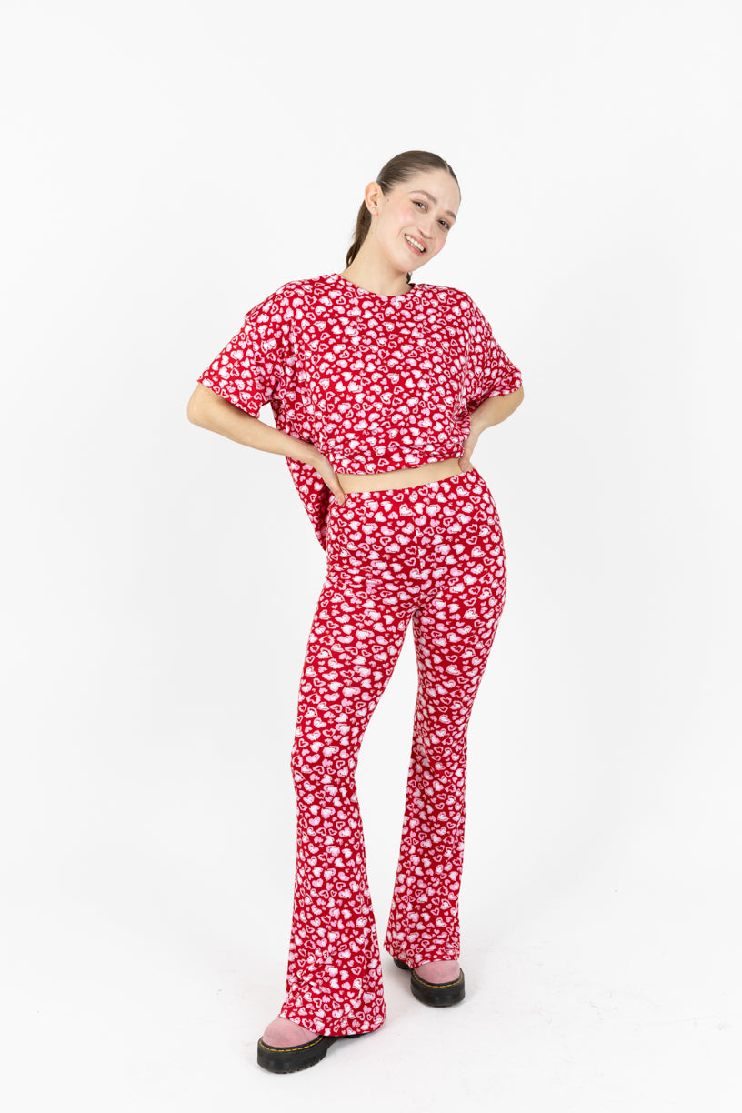 Set Self Love Pantalón Acampanado Suave