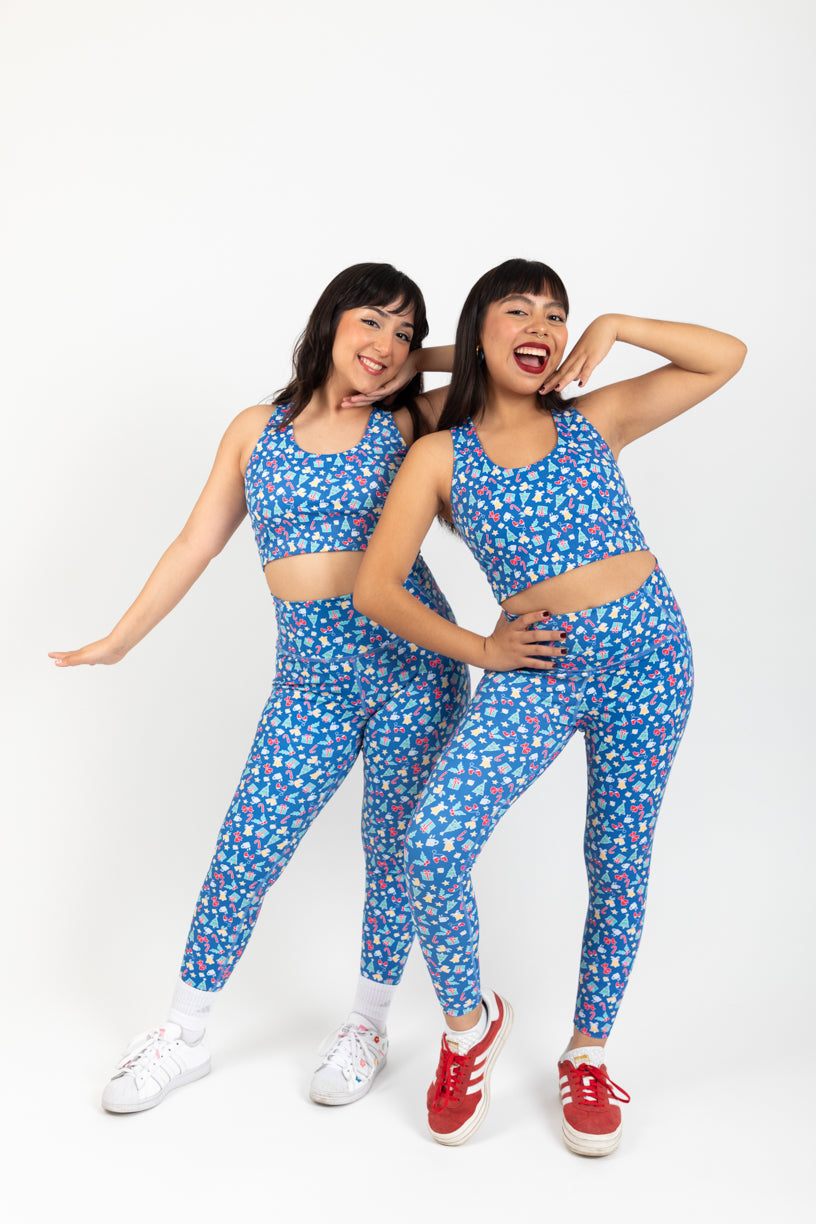 Legging Dulce Navidad Estampado Festivo