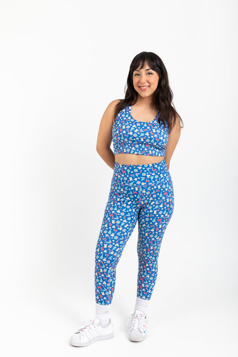 Legging Dulce Navidad Estampado Festivo