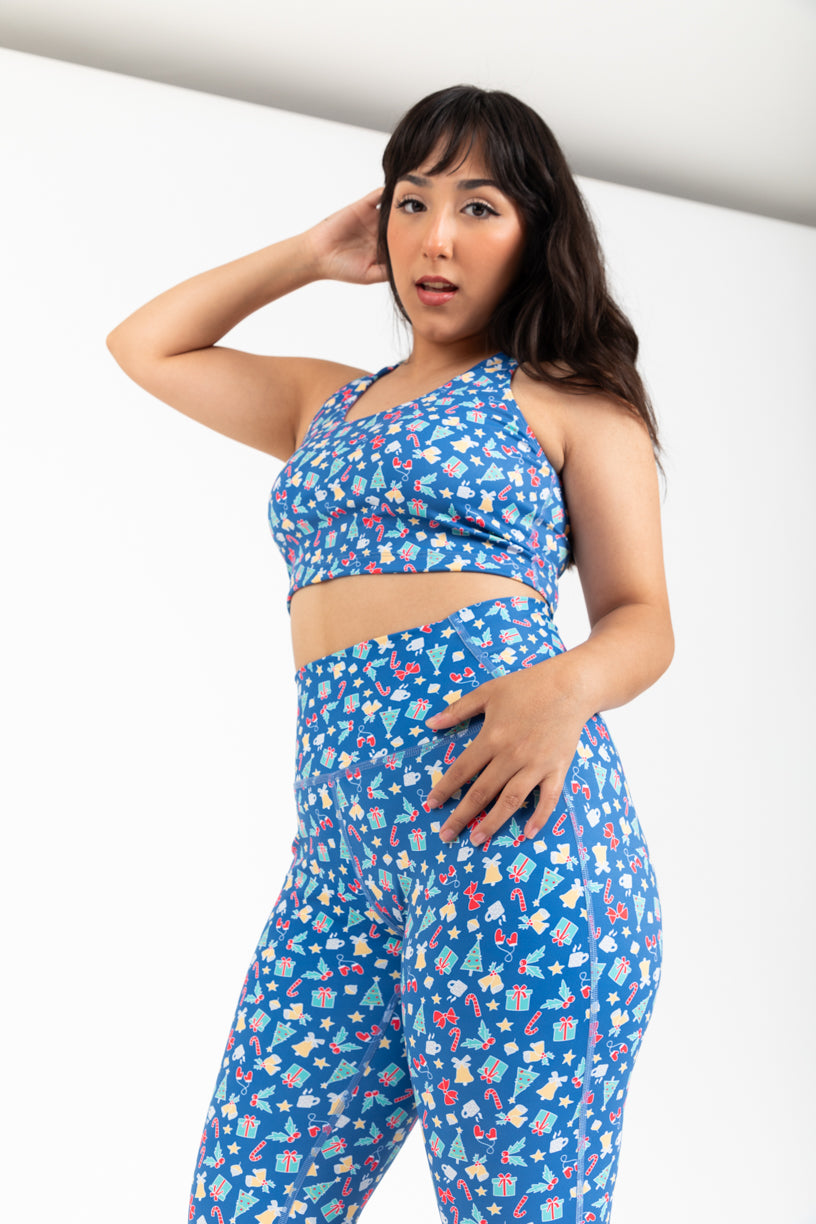 Legging Dulce Navidad Estampado Festivo