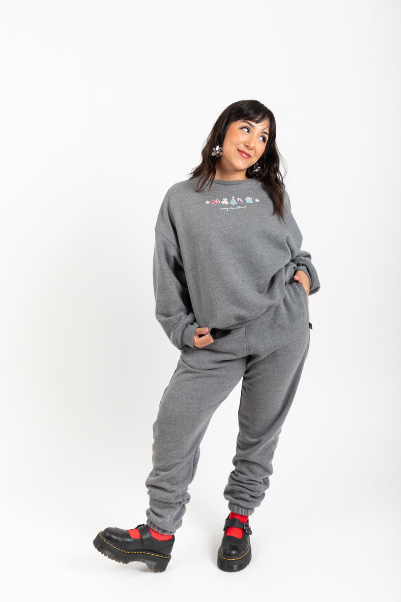 Sudadera Dulce Navidad Felpa Festiva