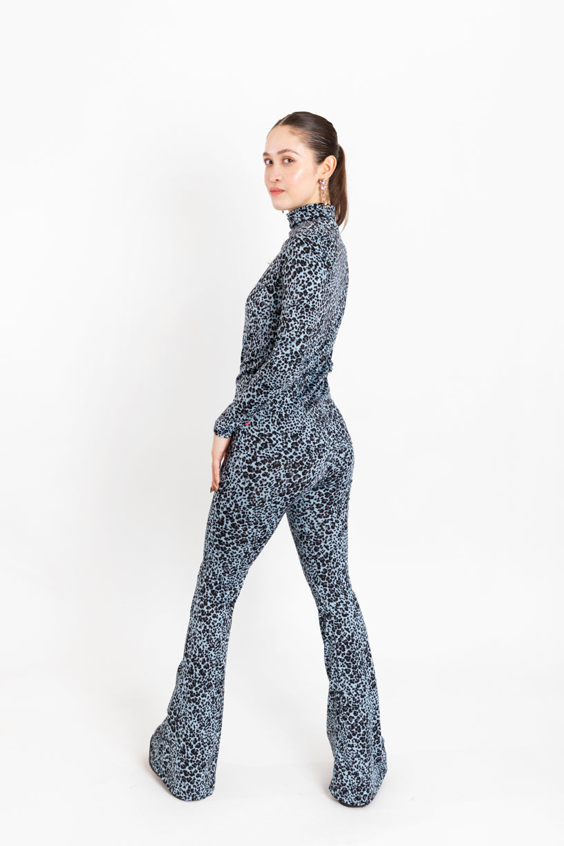 Set Animal Azul Tela Ultra Cómoda