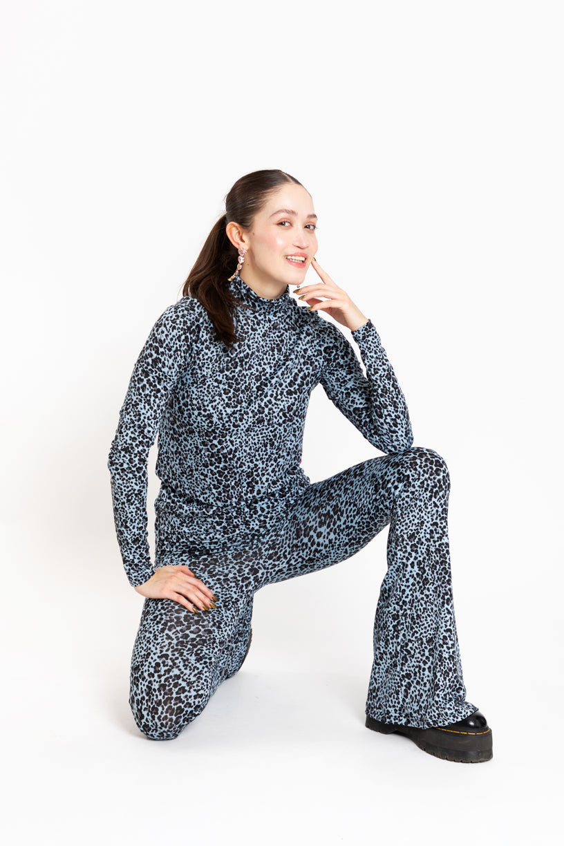 Set Animal Azul Tela Ultra Cómoda