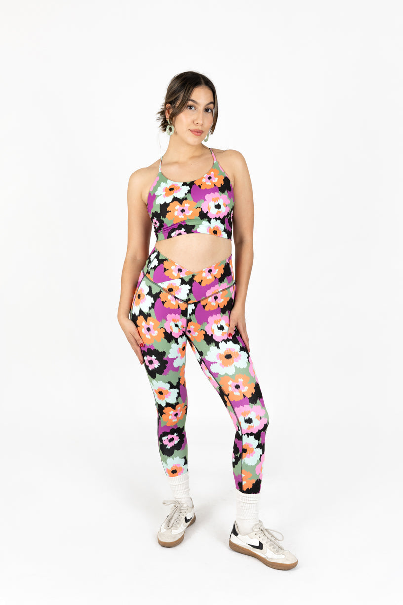 Set Legging y Top Flores