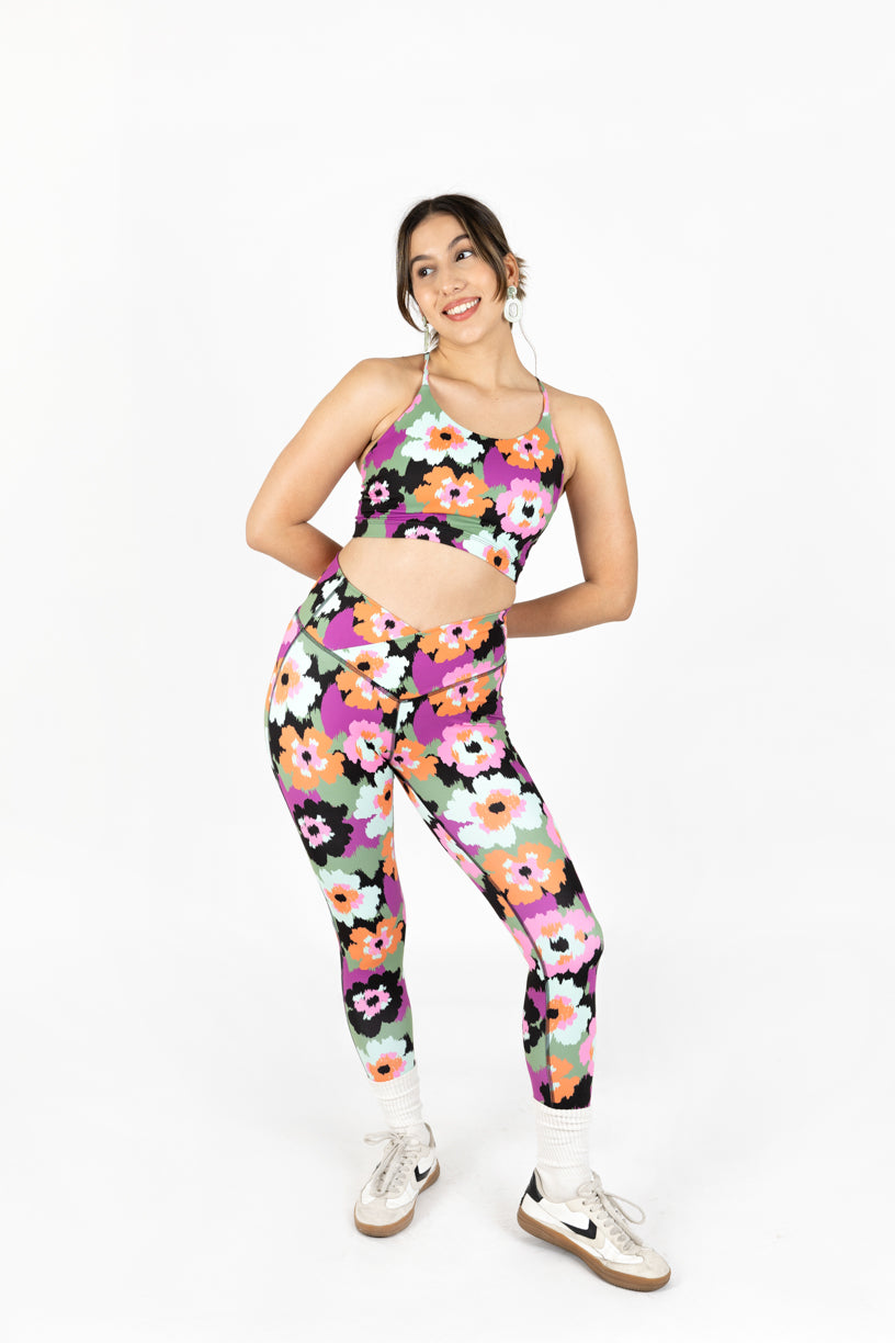 Set Legging y Top Flores