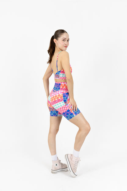 Biker Lucky Pretina Alta Estampado Alegre