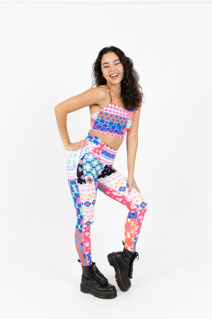 Legging Feeling Lucky Estampado Vibrante 7/8