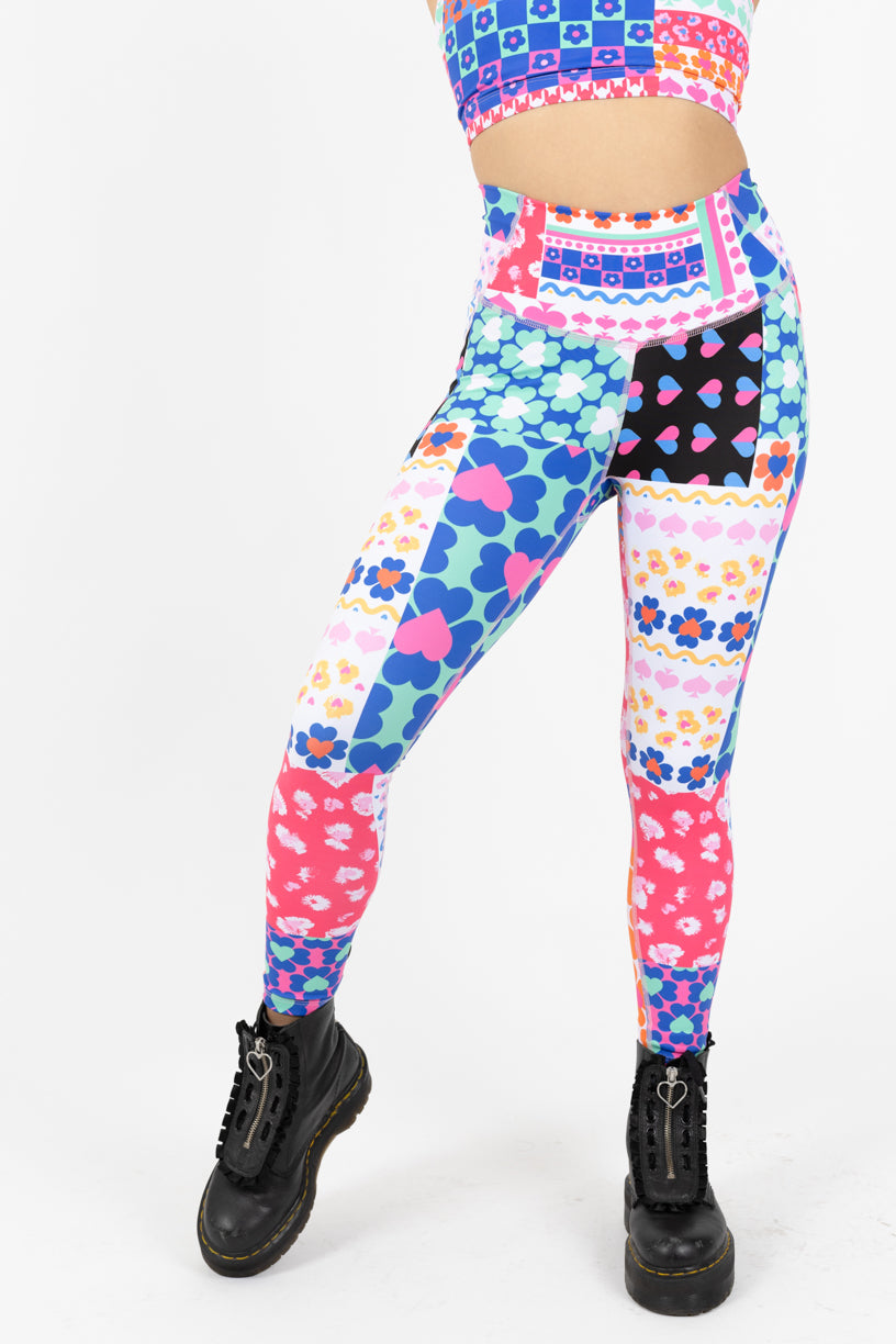 Legging Feeling Lucky Estampado Vibrante 7/8