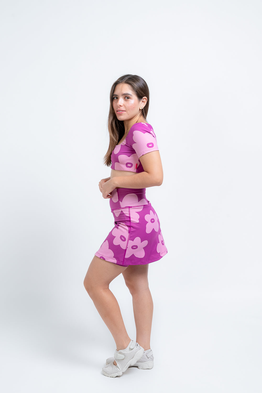Mini falda Pink Bloom