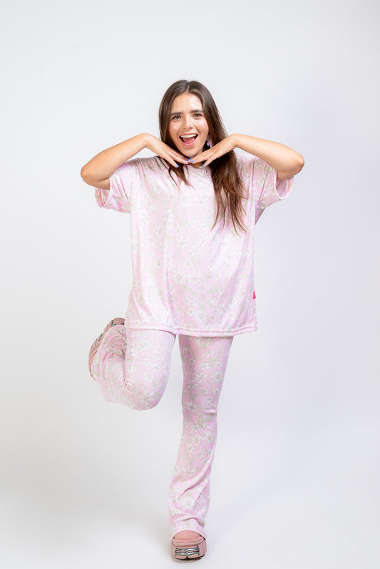 Set Sweet pink con legging