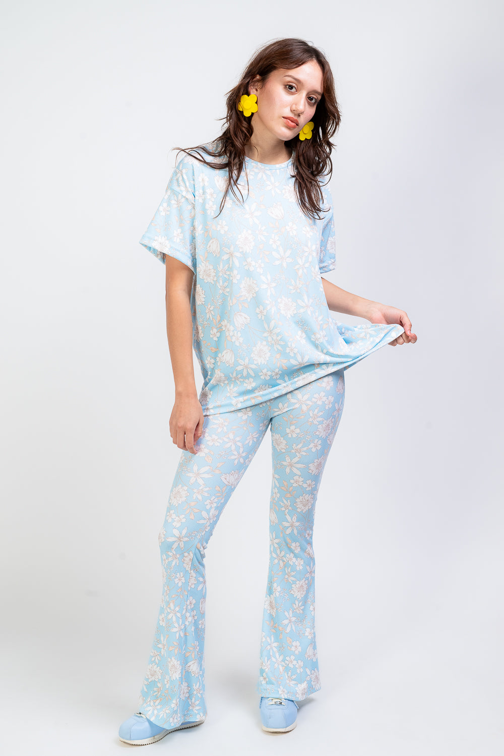 Set Baby blue con legging