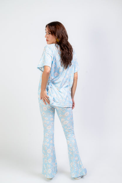 Set Baby blue con legging