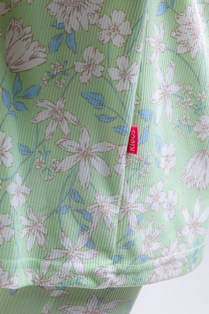 Set Soft green con legging