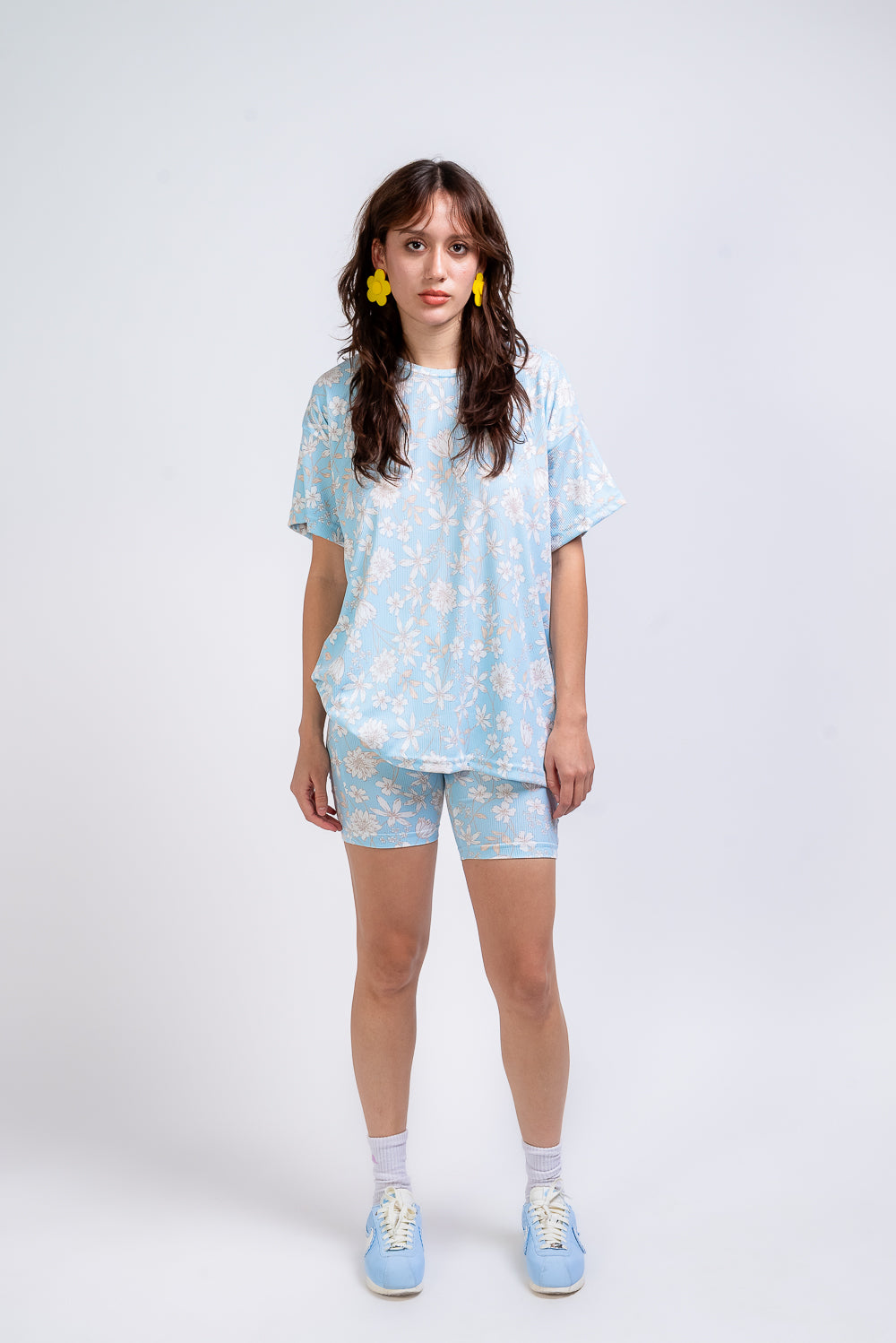 Set Baby blue con biker