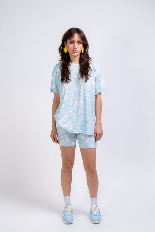 Set Baby blue con biker