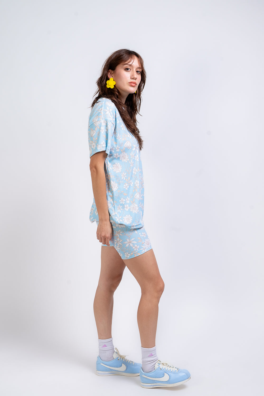 Set Baby blue con biker
