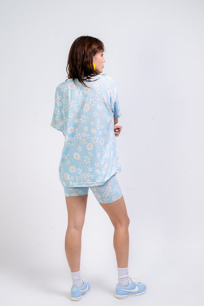 Set Baby blue con biker
