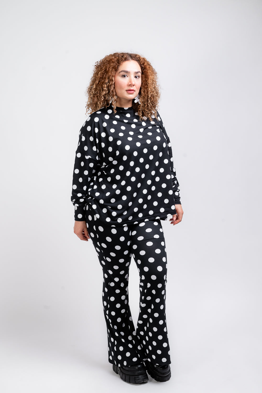 Set Polka con legging