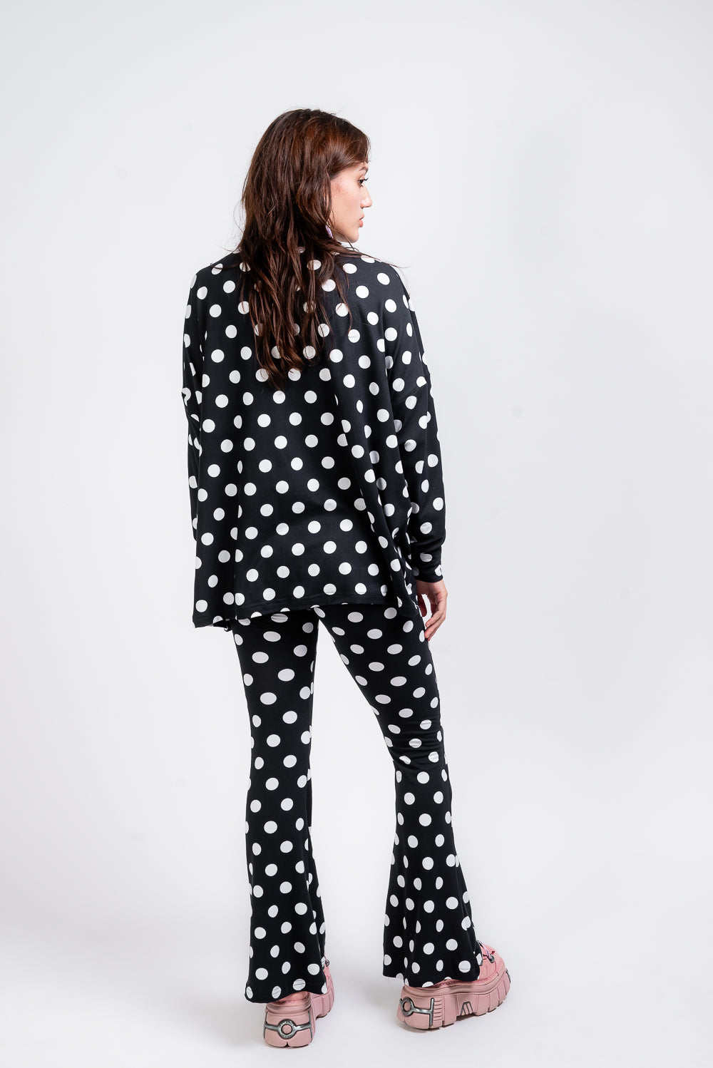 Set Polka con legging