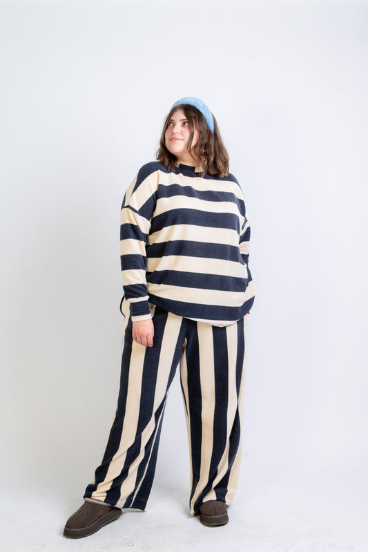 Set Rayas Navy
