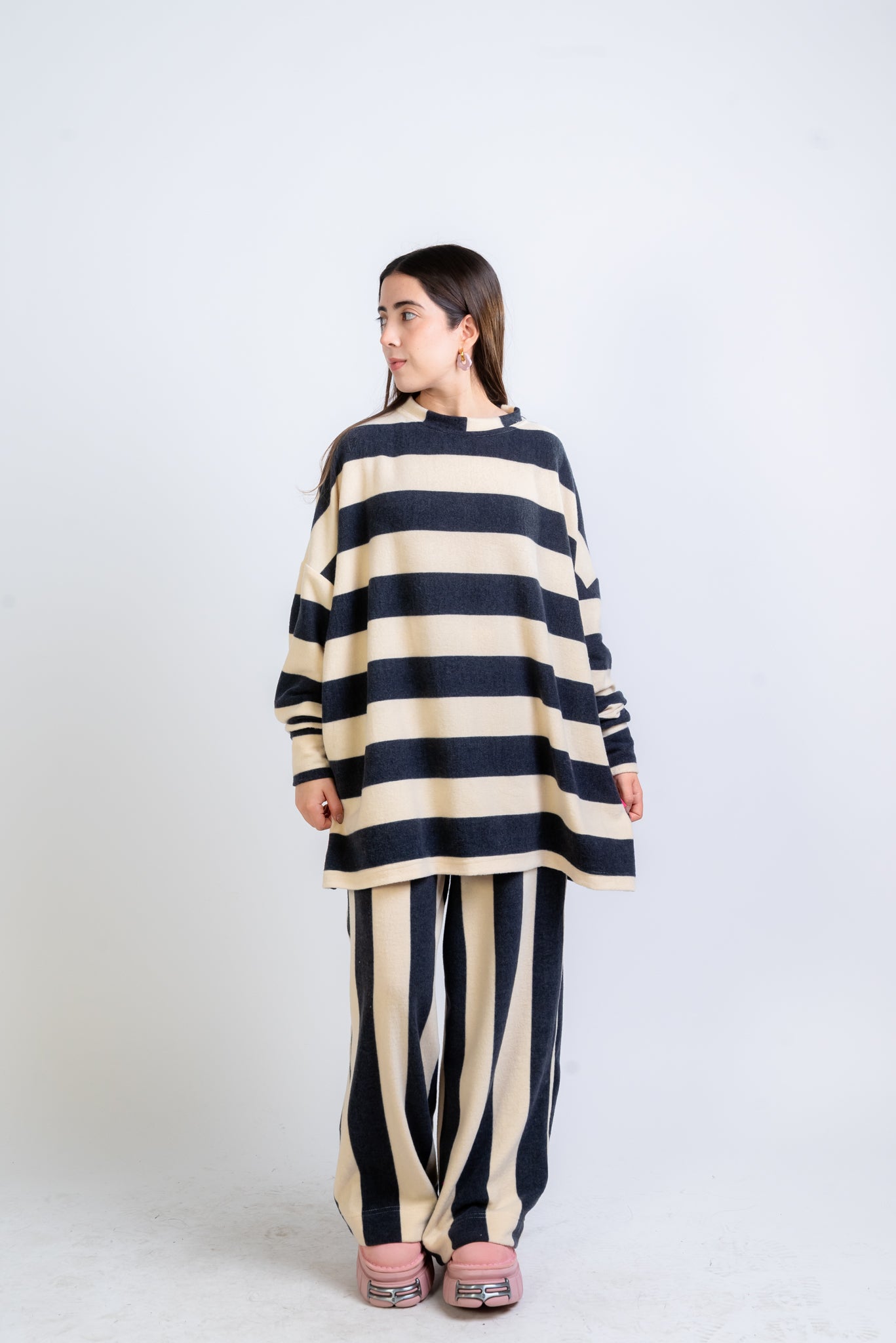 Set Rayas Navy