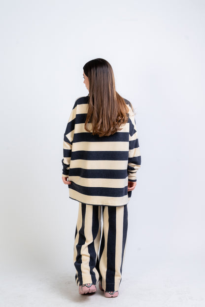 Set Rayas Navy