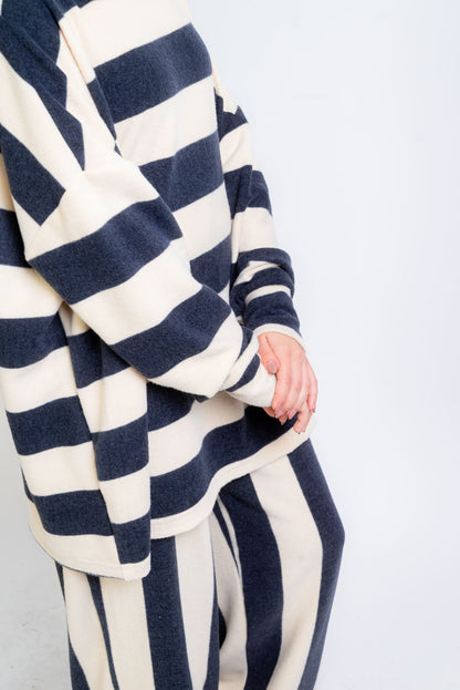 Set Rayas Navy