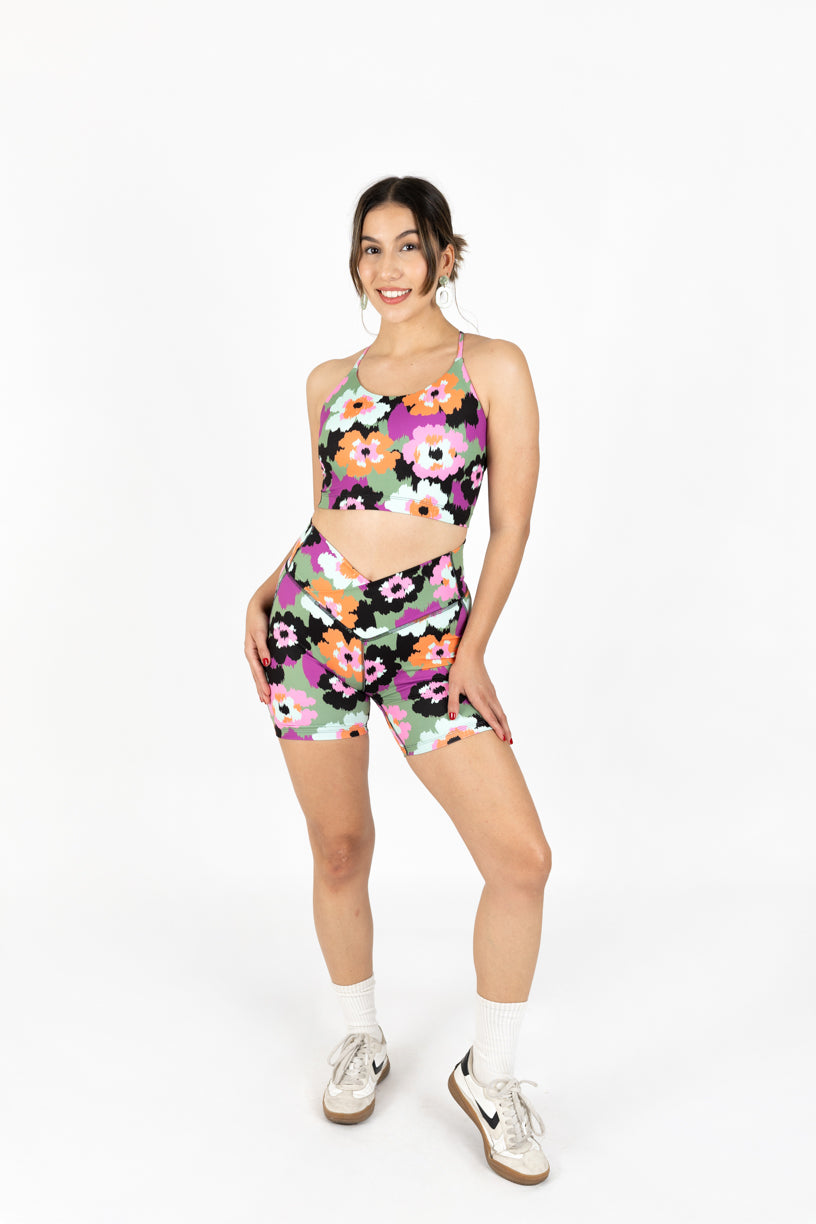 Set Biker y top Flores
