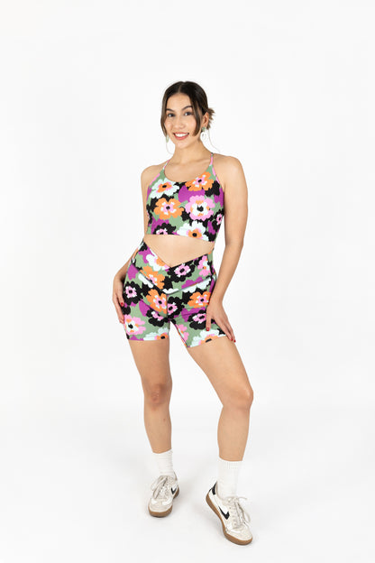 Set Biker y top Flores